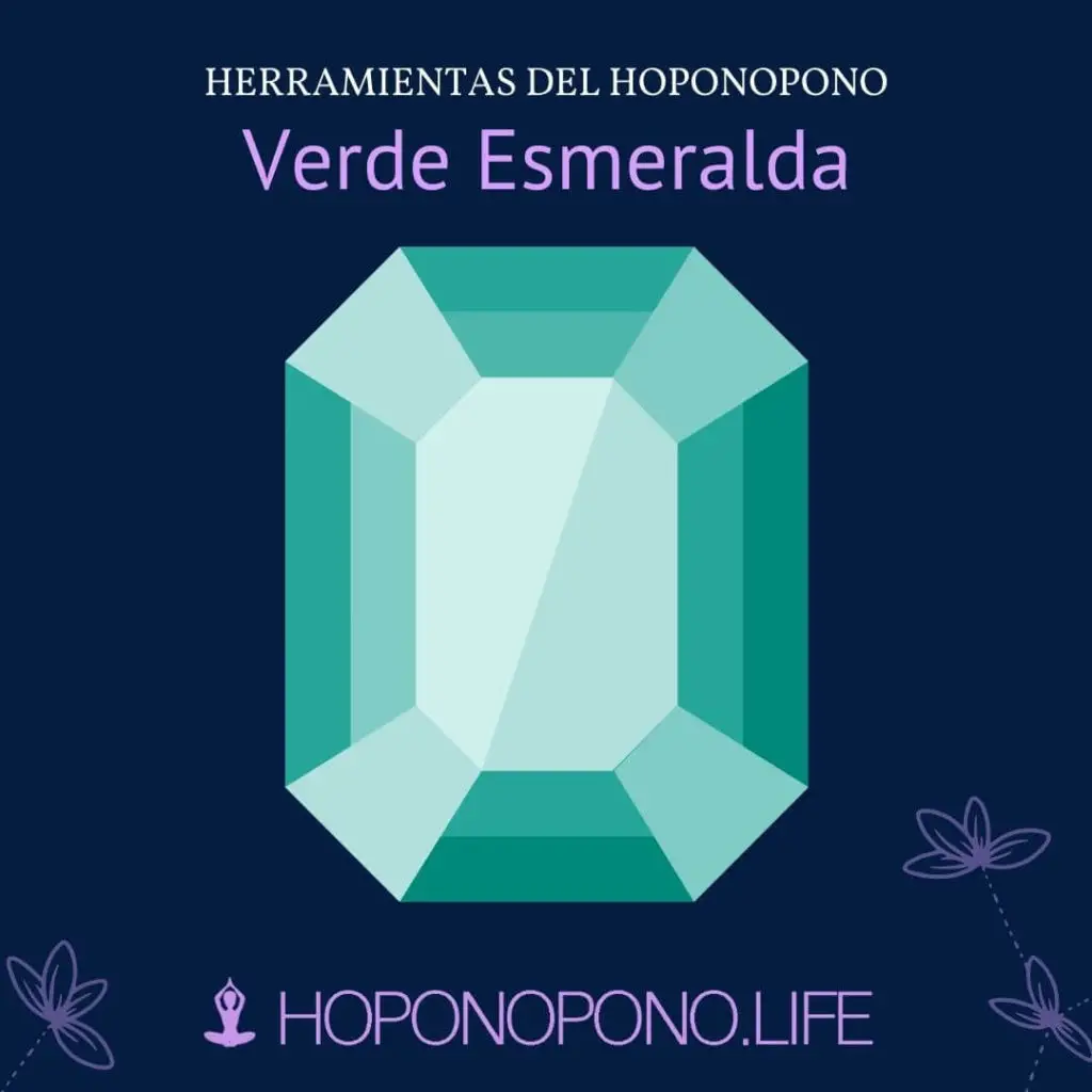hoponopono verde esmeralda