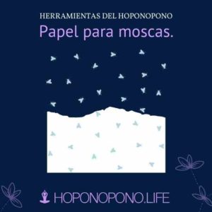 papel para moscas en ho'oponopono